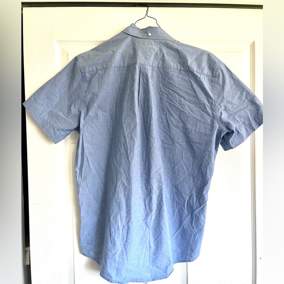 Tommy Hilfiger Mens Button Down Short Sleeve Shirt - Picture 2 of 3